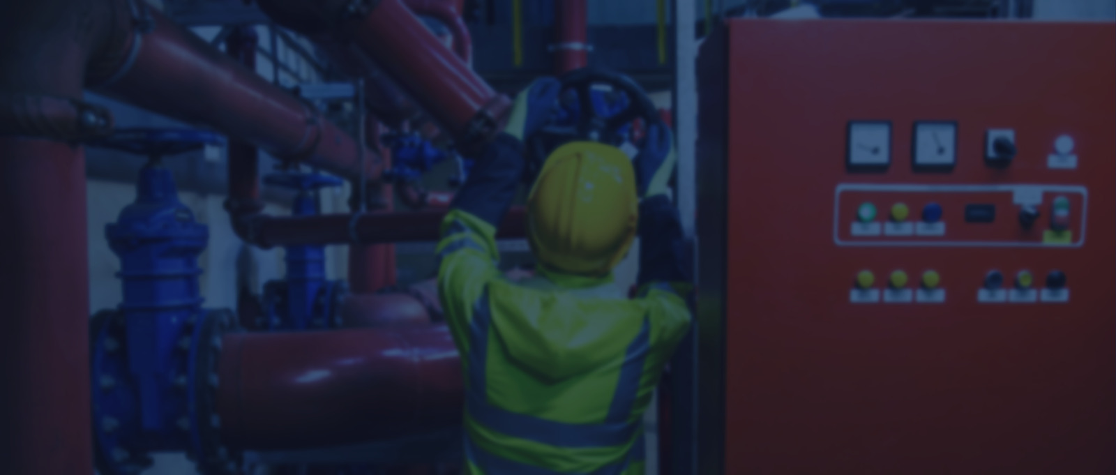 Tło przedstawiające serwisanta podczas pracy.