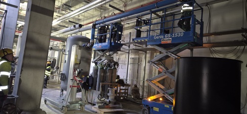 Zdjęcie przedstawiające zlecenie 'Instalacja wody lodowej dla producenta sprzętu medycznego Nemera Szczecin'