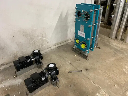 Zdjęcie przedstawiające zlecenie 'Odzysk ciepła amoniak(NH3)-glikol dla Animex Foods sp. z o. o. Oddział w Ełku'