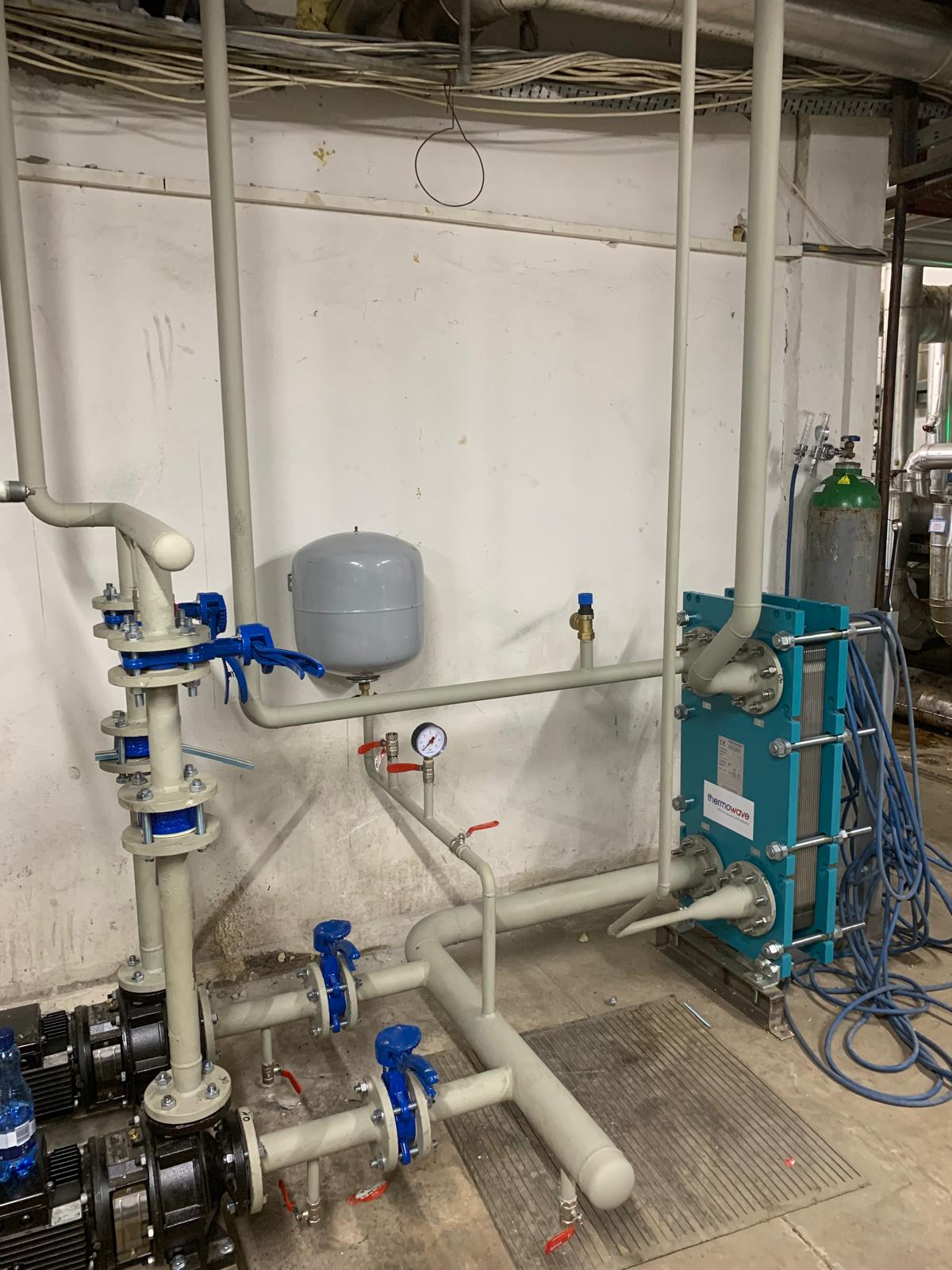 Zdjęcie przedstawiające zlecenie 'Odzysk ciepła amoniak(NH3)-glikol dla Animex Foods sp. z o. o. Oddział w Ełku'