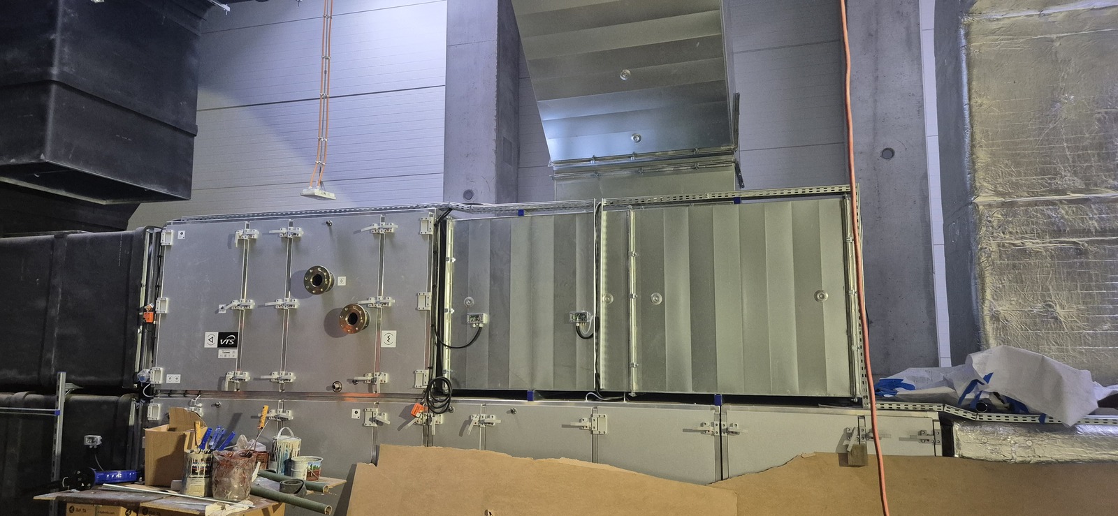 Zdjęcie przedstawiające wykonaną centralę wentylacyjną.